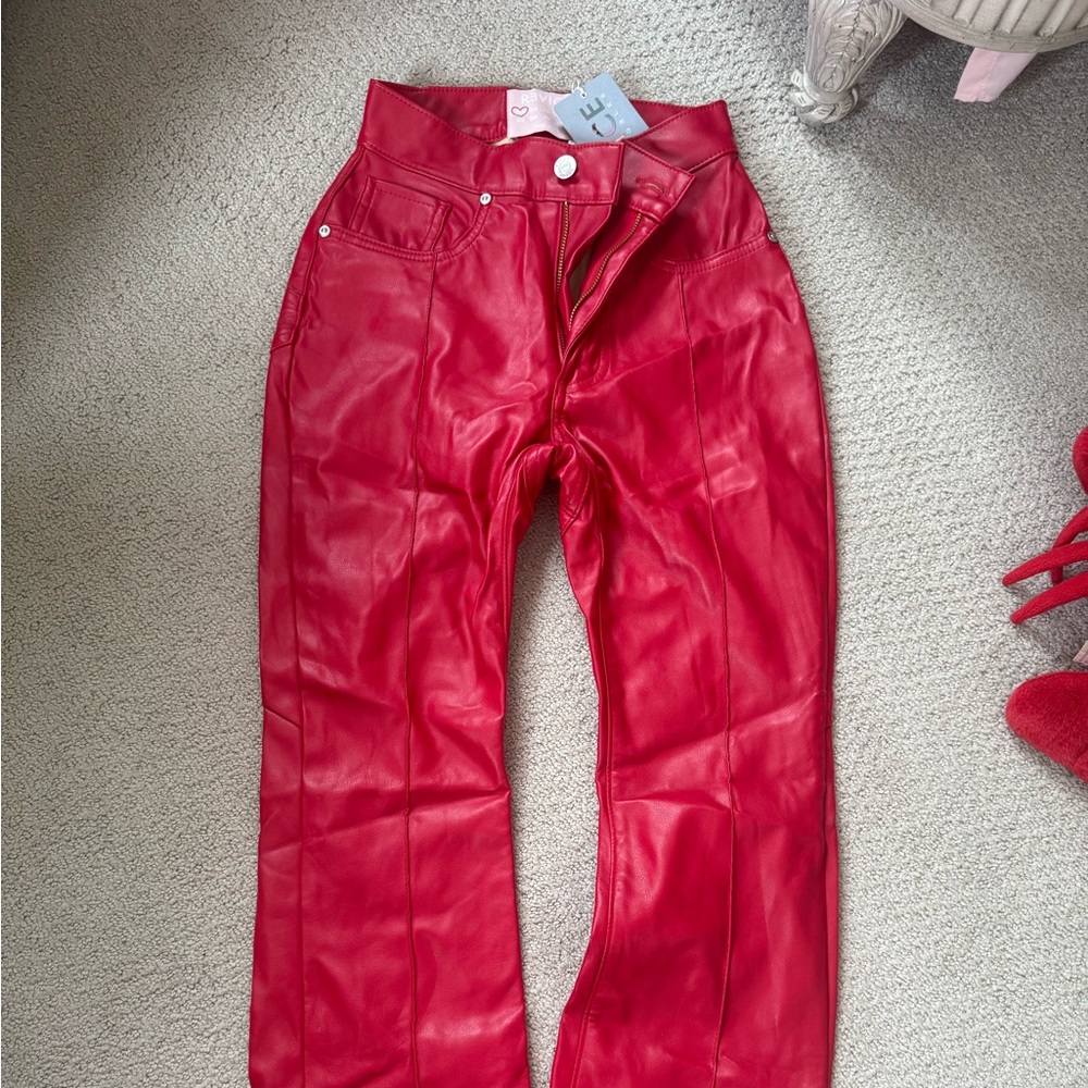 Red Mars Leather Revice Pants